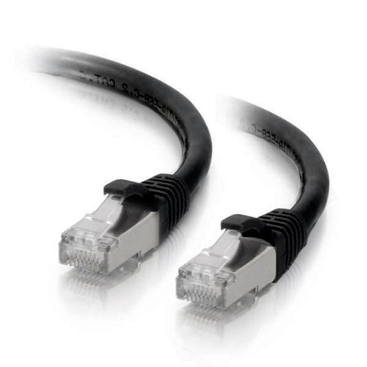 Y10C477-BK - Rocstor 15FT CAT6A BLACK ETHERNETMOLDED