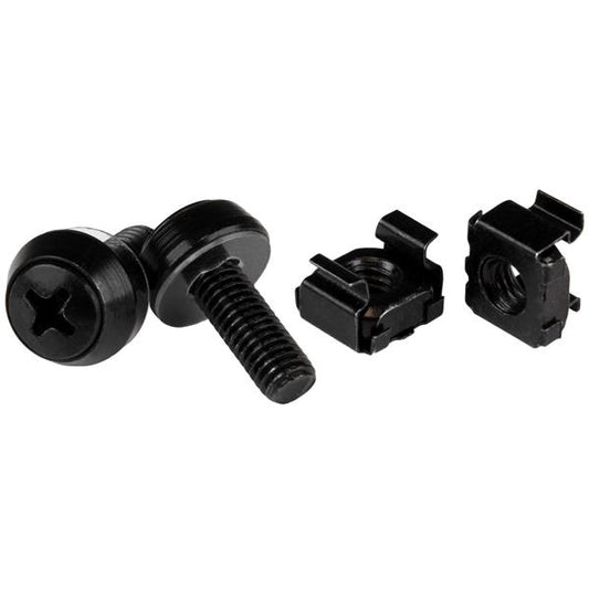 THESE HIGH-QUALITY M6 X 12MM SCREWS AND CAGE NUTS MAKE IT EASY TO MOUNT EQUIPMEN