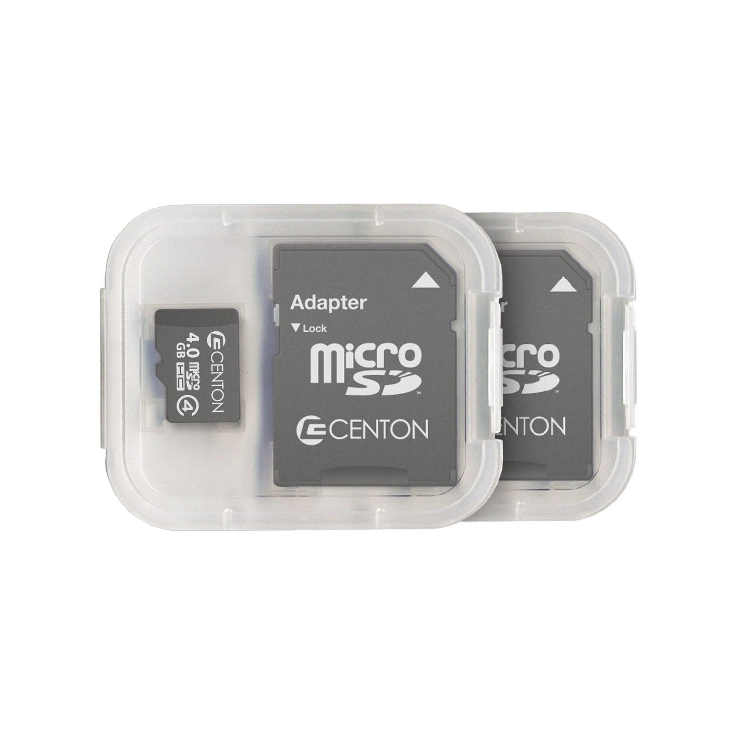 S1-MSDHC4-4G2PK - Centon CENTON 4GB MICRO SDHC CLASS 4 2PK