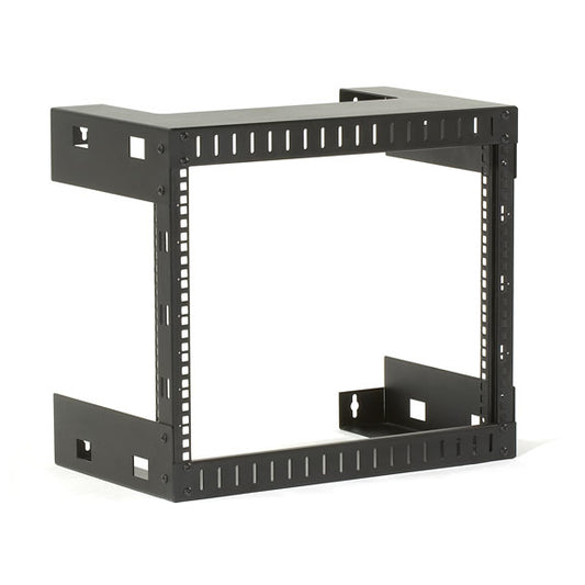 WALLMOUNT RACK - 8U, M5 SQUARE HOLES, 200-LB. CAPACITY, TAA