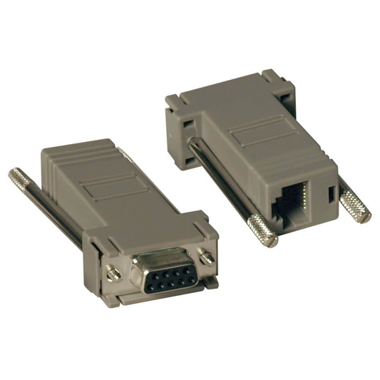 Tripp Lite P450-000 cable gender changer DB9 (Female) RJ45 (Female) Gray