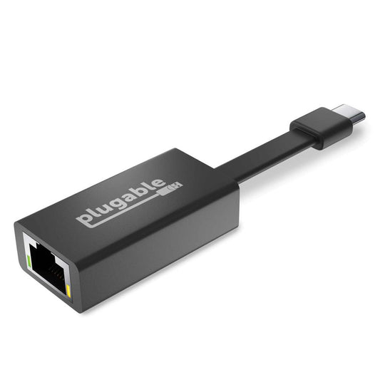 USBC-TE1000 - PLUGABLE TECHNOLOGIES PLUGABLE USB C TO ETHERNET ADAPTER