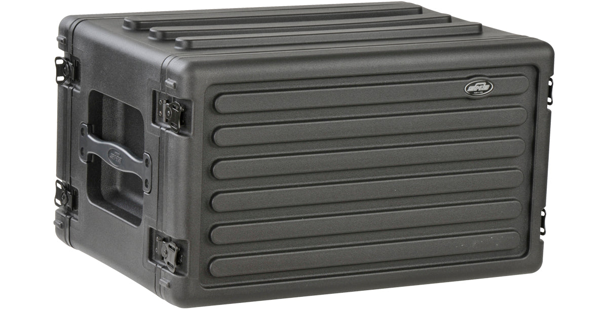 1SKB-R6S - SKB NEW - 6U SHALLOW ROTO RACK WITH STEEL RAILS (FRONT/BACK), 10.5IN DEEP (RAIL-TO-R