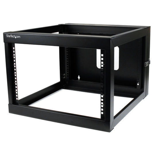 WALL-MOUNT YOUR SERVER OR NETWORKING EQUIPMENT WITH A HINGED RACK DESIGN FOR EAS