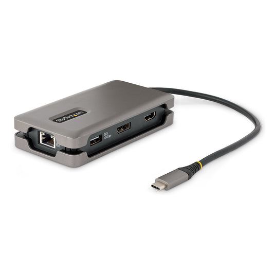 StarTech.com DKT31CDHPD3 notebook dock/port replicator Wired USB 3.2 Gen 2 (3.1 Gen 2) Type-C Gray