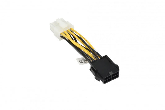 CBL-PWEX-0663 - Supermicro SPARE PARTS-1, PCIE 8 PIN MALE(BLACK) TO CPU 8 PIN FEMALE(WHITE) POWER ADAP