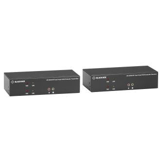 KVM EXTENDER KIT OVER CATX - DUAL-MONITOR, HDMI/DISPLAYPORT 4K30, USB 2.0, AUDIO