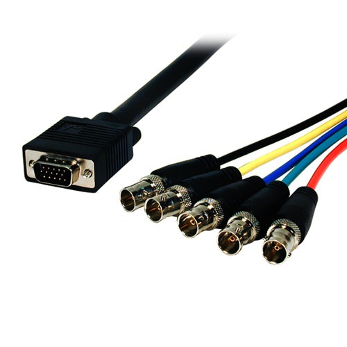 VGA15P-5BJ-2HR - Comprehensive HD15M TO 5BNCF CABLE 2FT