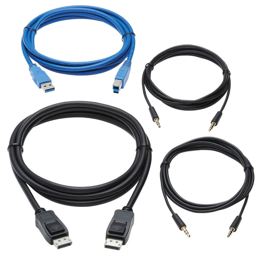 DISPLAYPORT KVM CABLE KIT B005-DPUA2-K AND B005-DPUA4 4K 10FT