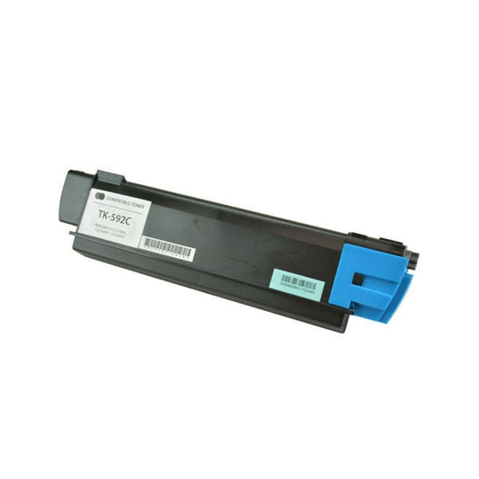 TK592C - KYOCERA TK-592C CYAN TONER FOR USE IN FSC2026MFP FSC2126MFP 5,000 PAGE YIELD ALS