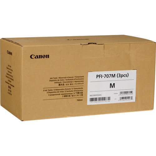 9823B003 - Canon DYE MAGN PFI-707M INK TANK 700ML