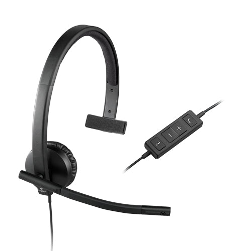 Logitech USB Headset H570e Wired Head-band Office/Call center Black