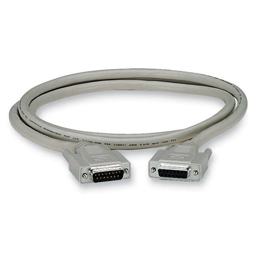 EGM16T-0010-MF - Black Box DB15 THUMBSCREW CABLE - MALE/FEMALE 10-FT. (3.0-M)