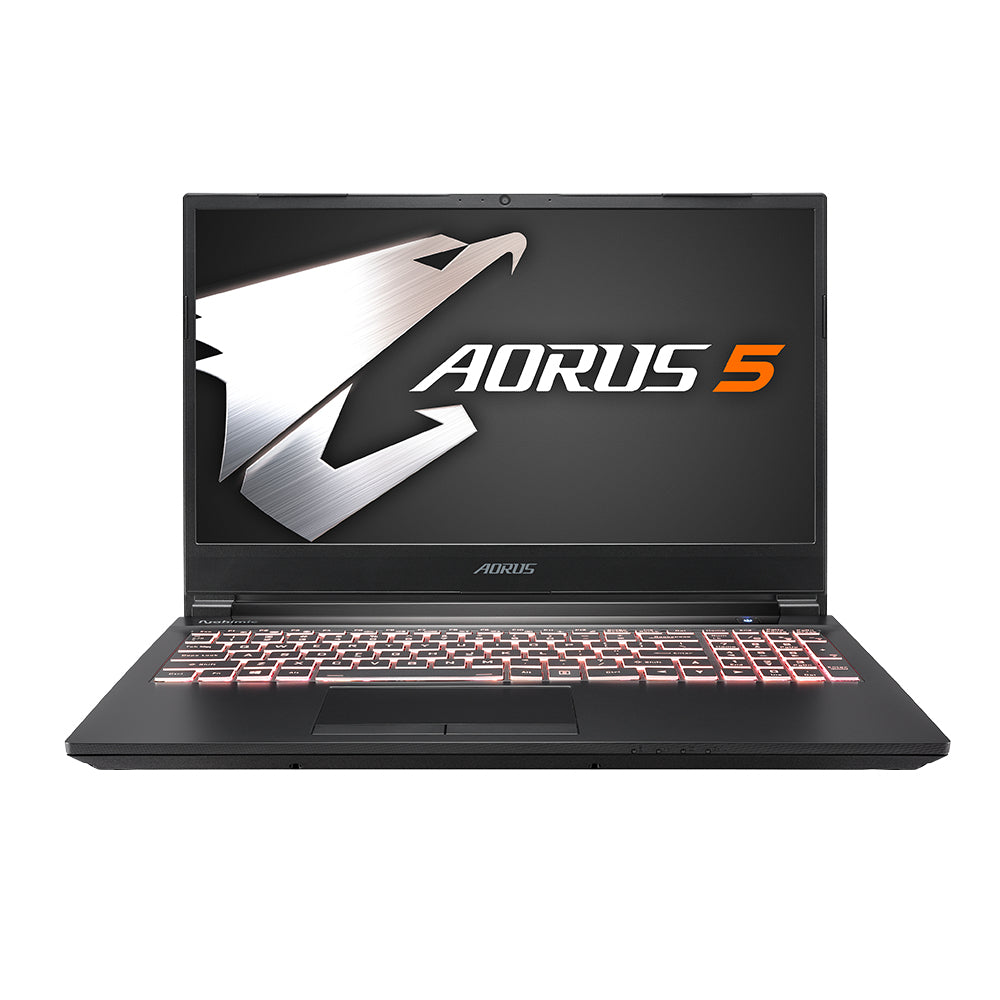 AORUS 5 SB-7US1130SH notebook 15.6" Full HD 10th gen IntelÂ® Coreâ„¢ i7 16 GB DDR4-SDRAM 512 GB SSD NVIDIAÂ® GeForceÂ® GTX 1660 Ti Wi-Fi 6 (802.11ax) Windows 10 Home Black