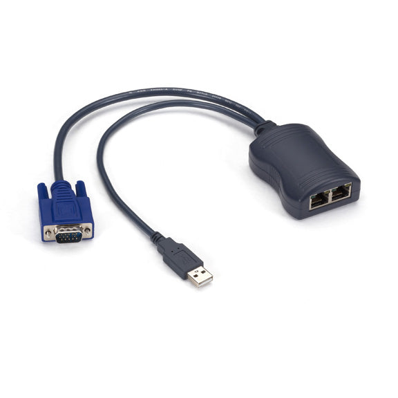 DUAL SERVER ACCESS MODULE - VGA, USB, 2X CATX