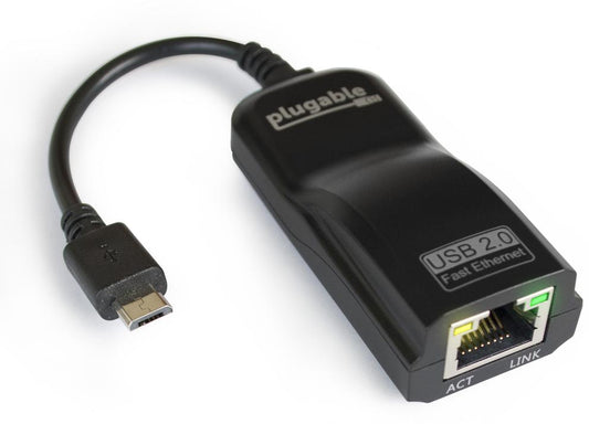 USB2-OTGE100 - PLUGABLE TECHNOLOGIES PLUGABLE USB OTG TO ETHERNET ADAPTER