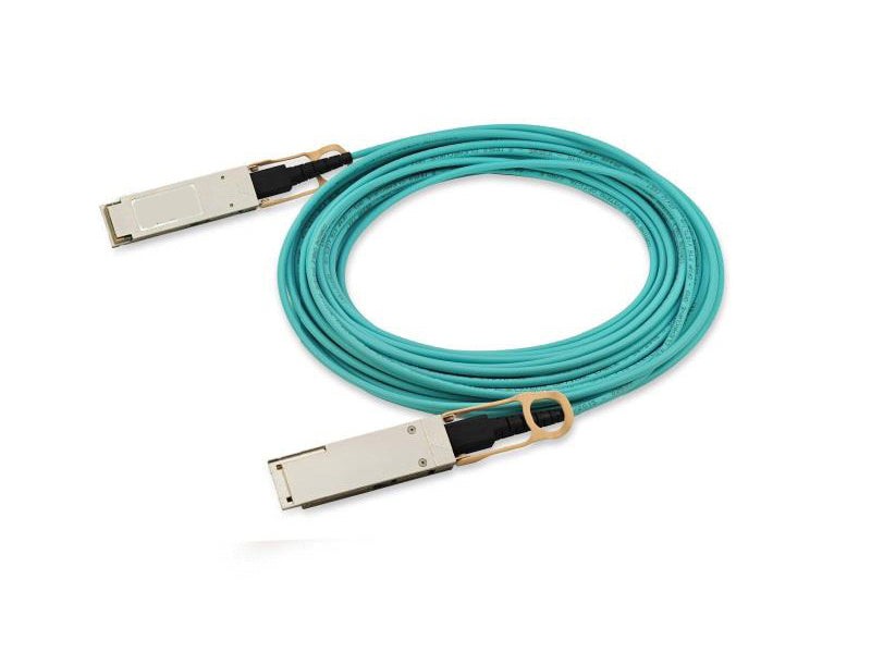 Hewlett Packard Enterprise ARUBA 100G QSFP28 TO QSFP28 15M AOC PL-NV fiber optic cable 590.6" (15 m) Mint color