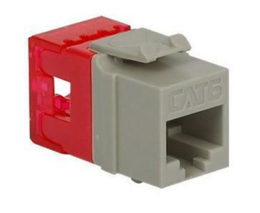 IC107L6CGY - ICC Cat6 RJ45 Keystone Jack Gray