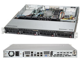 Supermicro SuperServer 5018A-MLHN4 BGA 1283 Rack (1U) Black,Silver