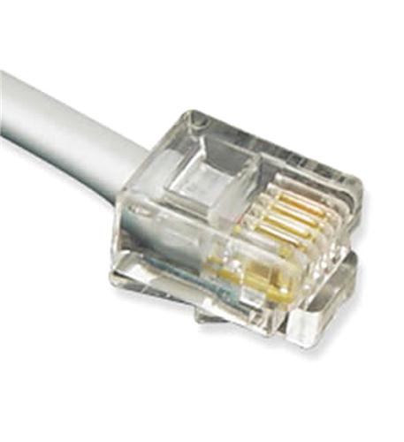 ICLC425FSV - Cablesys ICC Line Cord 6P4C Pin 2-5 25ft