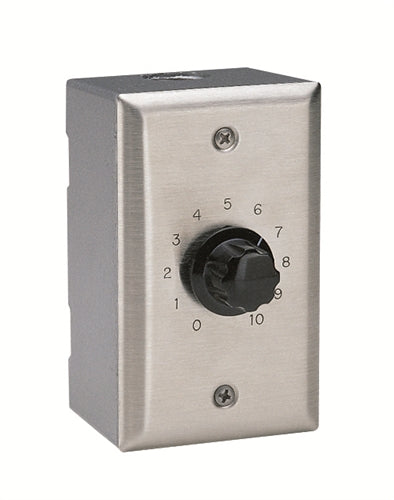 V-1092 - Valcom SPEAKER VOLUME CONTROL, WALL MOUNT, CONTROL VOLUME OF UP TO 150 ONE-WAY SPEAKER