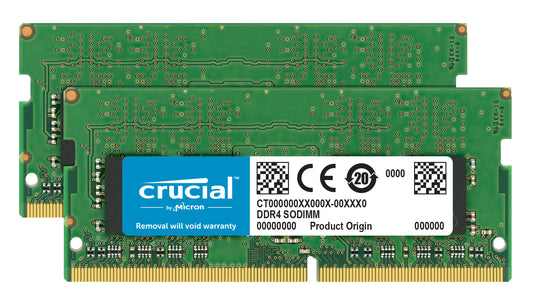 Crucial 2x16GB DDR4 memory module 32 GB 2400 MHz