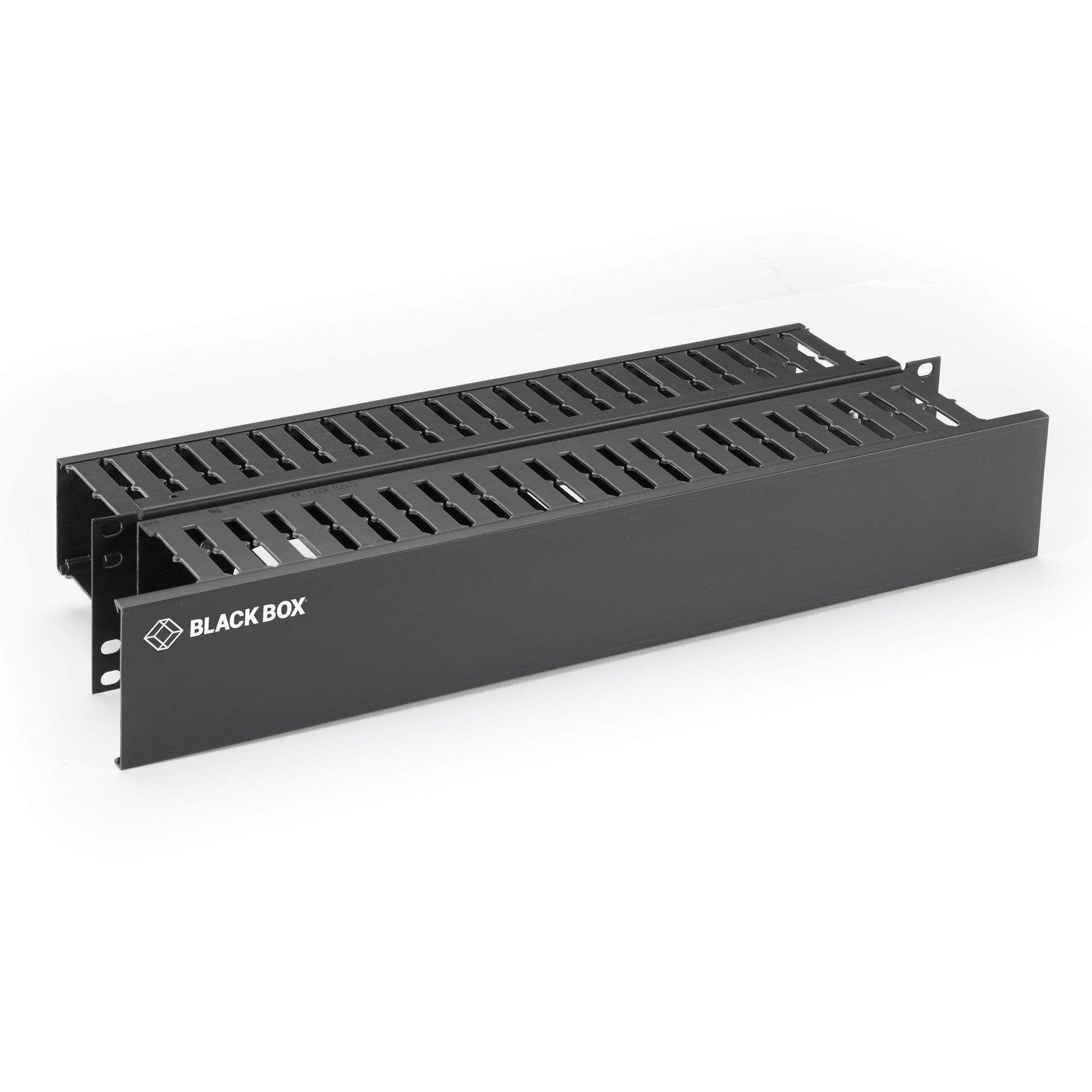 Cable Matters Rackmount Finger Channel RACKMOUNT HORIZONTAL FINGER DUCT CABLE MANAGER WITH COVER - 2U, 19 ...