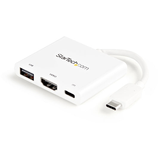 StarTech.com CDP2HDUACPW notebook dock/port replicator Wired USB 3.2 Gen 1 (3.1 Gen 1) Type-C White