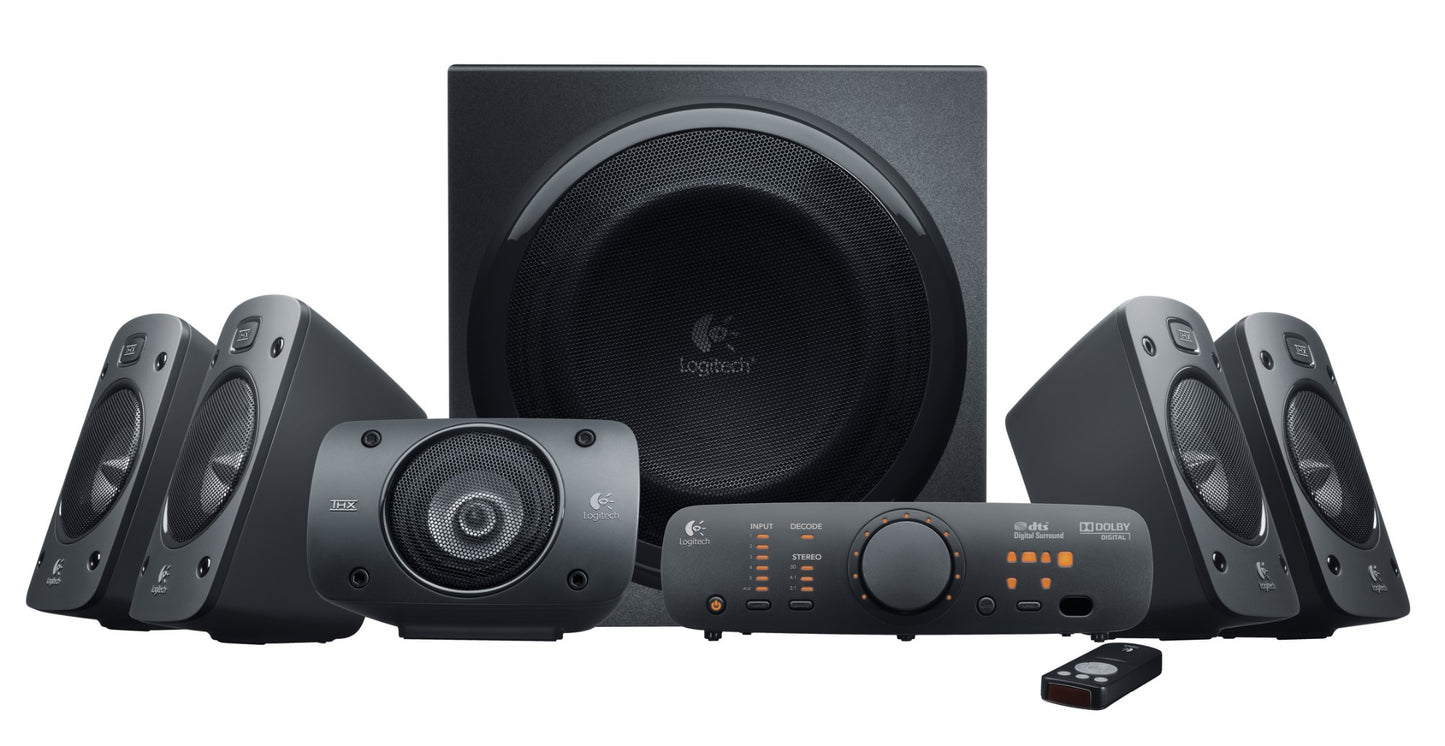 Logitech Surround Sound Speakers Z906 500 W Black 5.1 channels