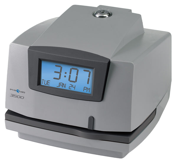 3500 - PYRAMID TIME SYSTEMS PYRAMID TIME CLOCK & DOCUMENT STAMP