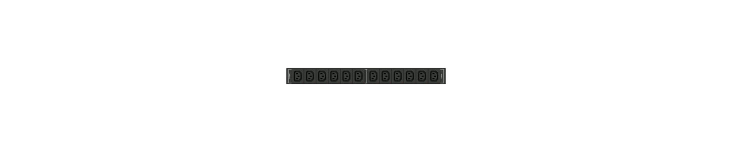 Raritan PX3-5284R-C5 power distribution unit (PDU) 12 AC outlet(s) 1U Black