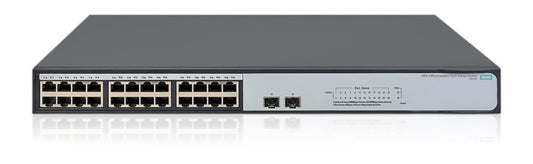 Hewlett Packard Enterprise OfficeConnect 1420 24G 2SFP+ Unmanaged L2 Gigabit Ethernet (10/100/1000) 1U Gray