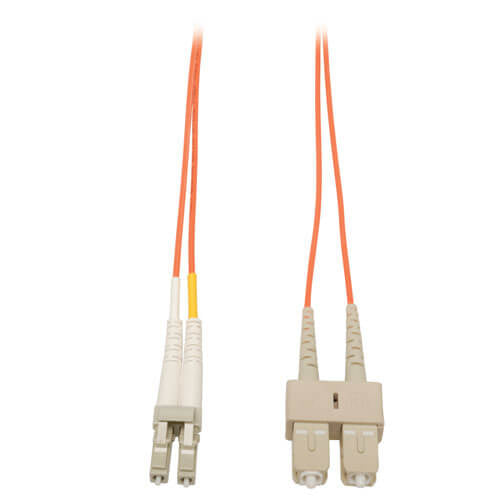 N516-15M - Tripp Lite 15M DUPLEX MULTIMODE 50/125 FIBER OPTIC PATCH CABLE LC/SC 50FT 15 METER