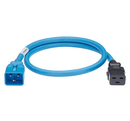 Panduit LPCB10-X power cable Blue 118.1" (3 m) C19 coupler C20 coupler