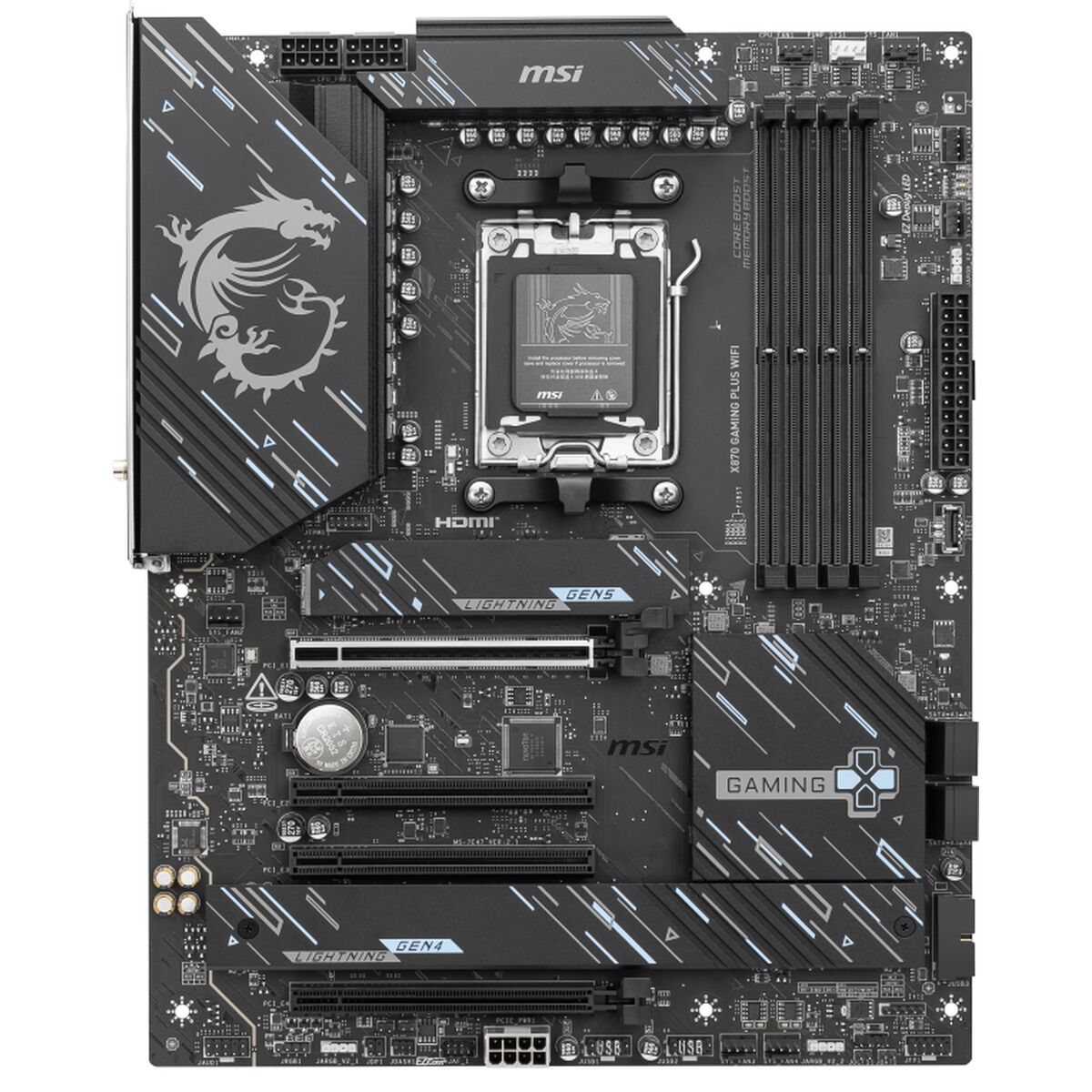 911-7E47-005 - MSI X870 Gaming PLUS WIFI X870 SATA 6Gb/s ATX Motherboard