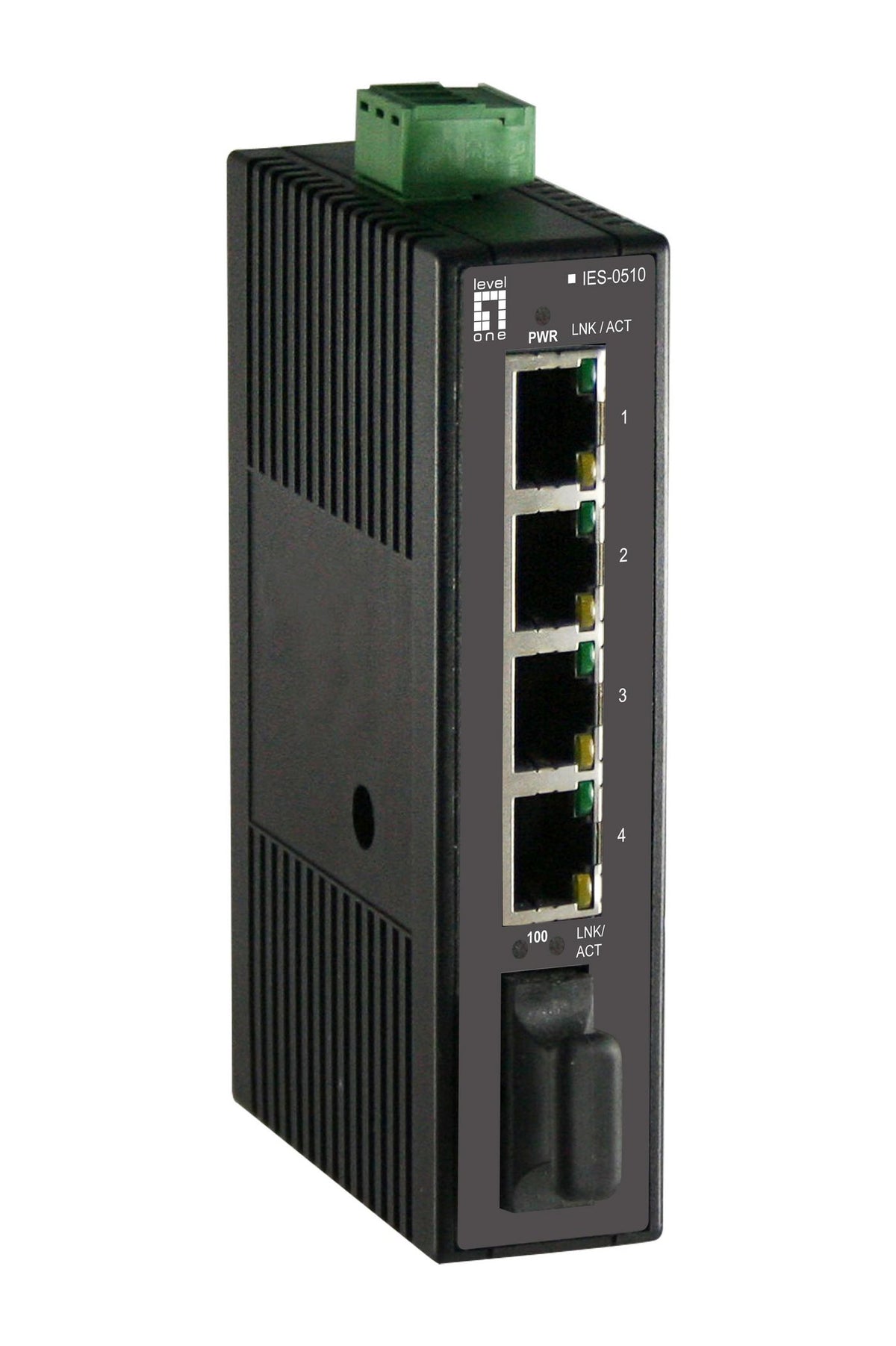 IES-0510 - LevelOne 4 FE+ 1 MM SC UNMGD SWTCH Switch