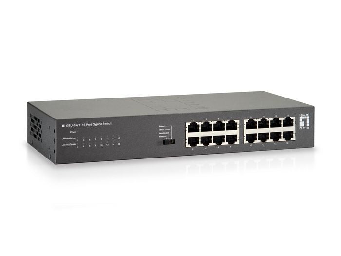 GEU-1621 - LevelOne 16-Port Gigabit Ethernet Unmanaged Switch