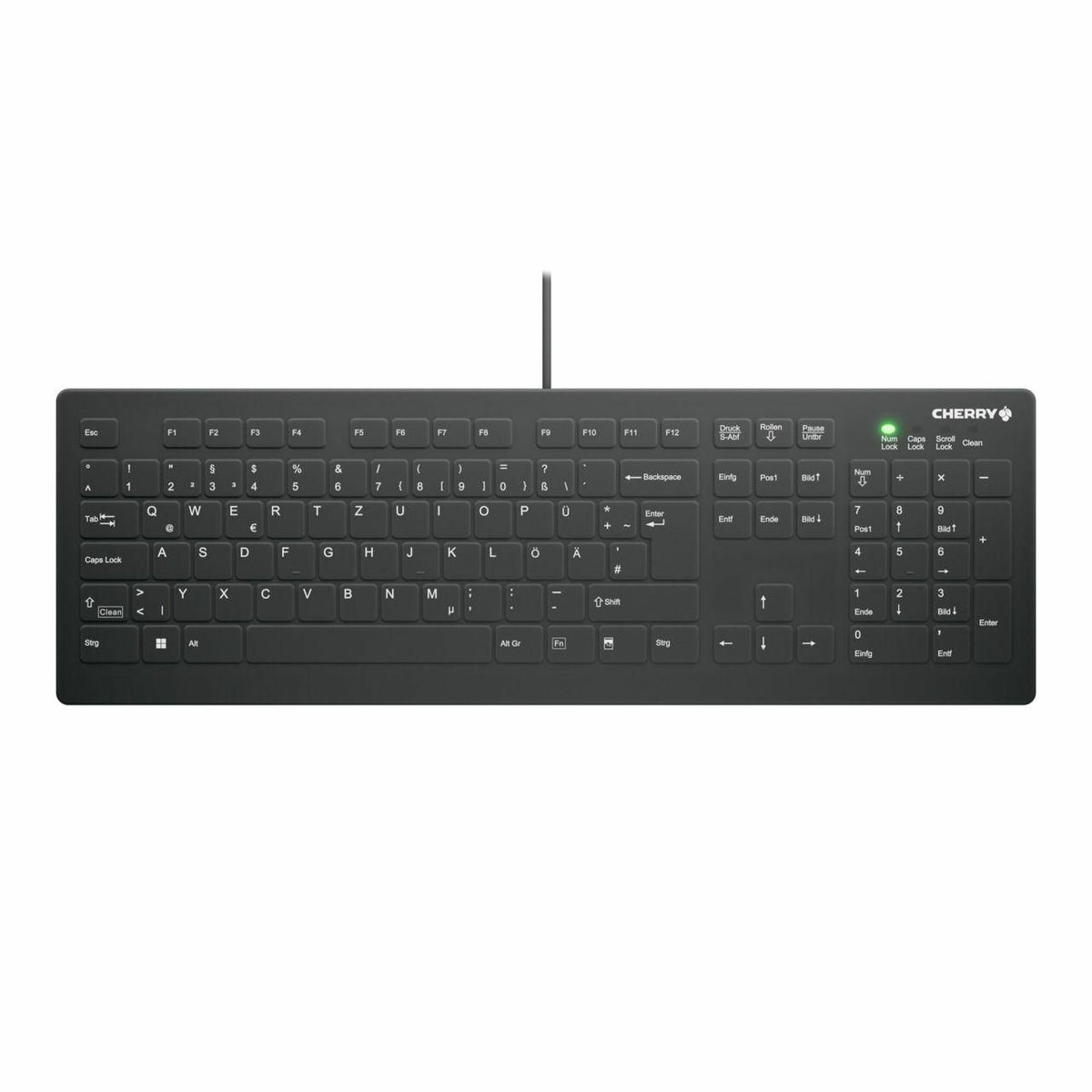 AK-C8112-U1-W/DE - Cherry 105-Key German USB Medical Hygiene Keyboard
