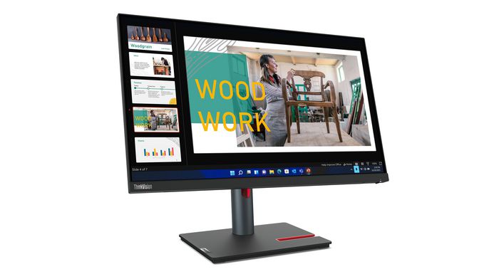 63B4GAT6EU - Lenovo ThinkVision T27hv-30 27-Inch QHD USB-C VoIP Monitor