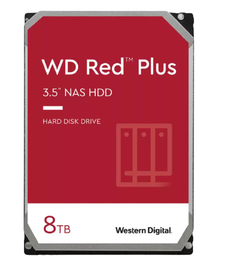 Western Digital Red Plus 3.5" 8000 GB Serial ATA III