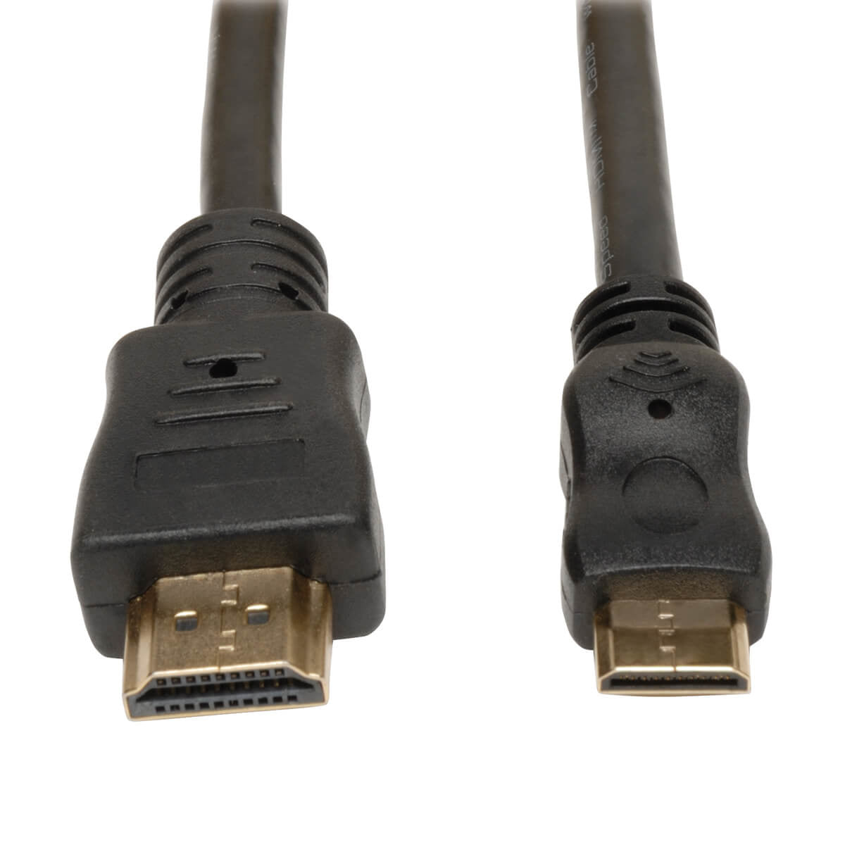 Tripp Lite 10ft, HDMI - Mini HDMI HDMI cable 120.1" (3.05 m) HDMI Type C (Mini) HDMI Type A (Standard) Black