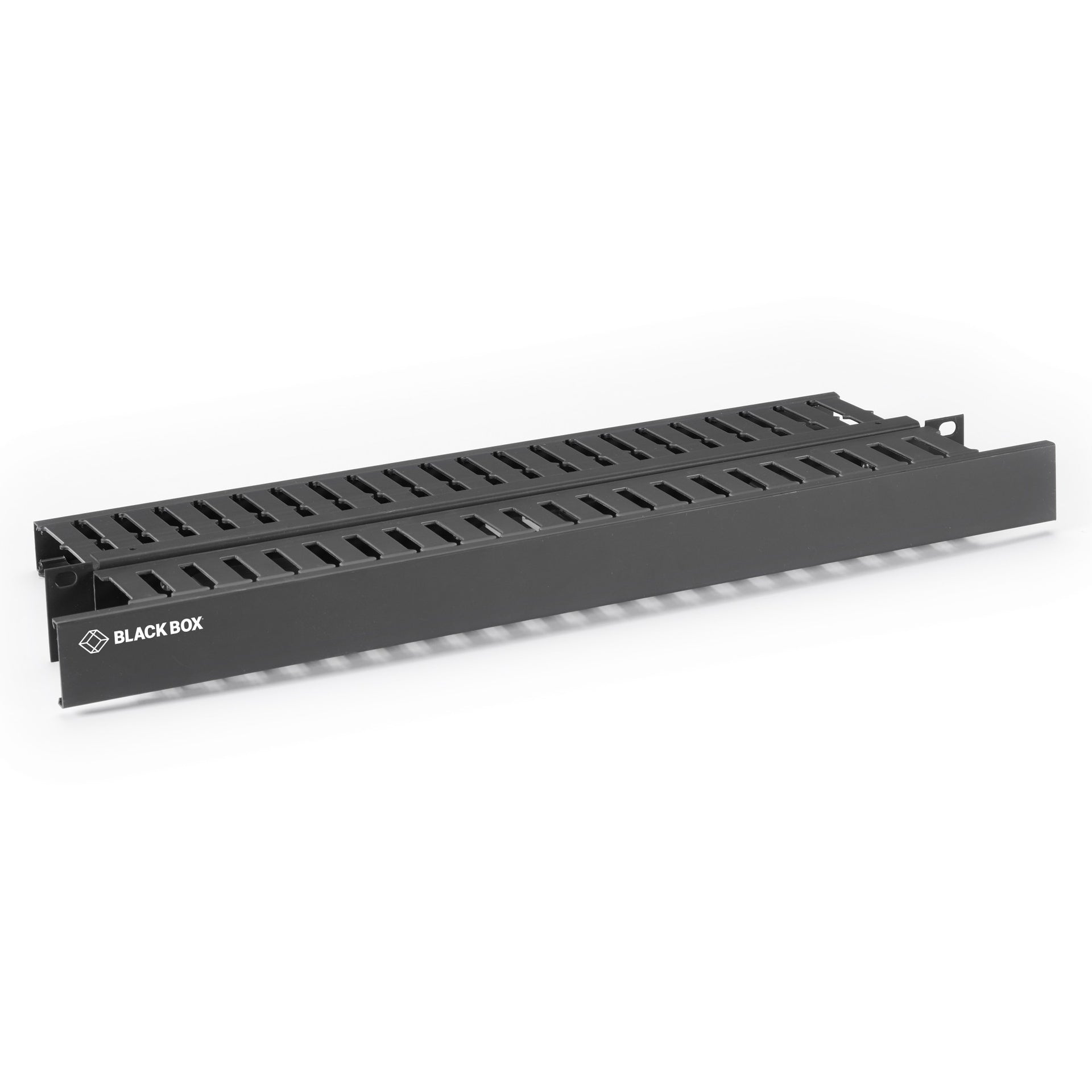 Cable Matters Rackmount Finger Channel RACKMOUNT HORIZONTAL FINGER DUCT CABLE MANAGER WITH COVER - 1U, 19 ...