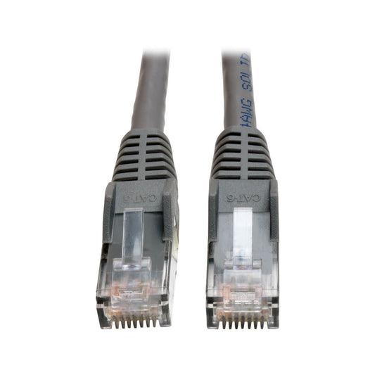 100FT CAT6 GIGABIT PLENUM SNAGLESS MOLDED PATCH CABLE RJ45 M/M GRAY