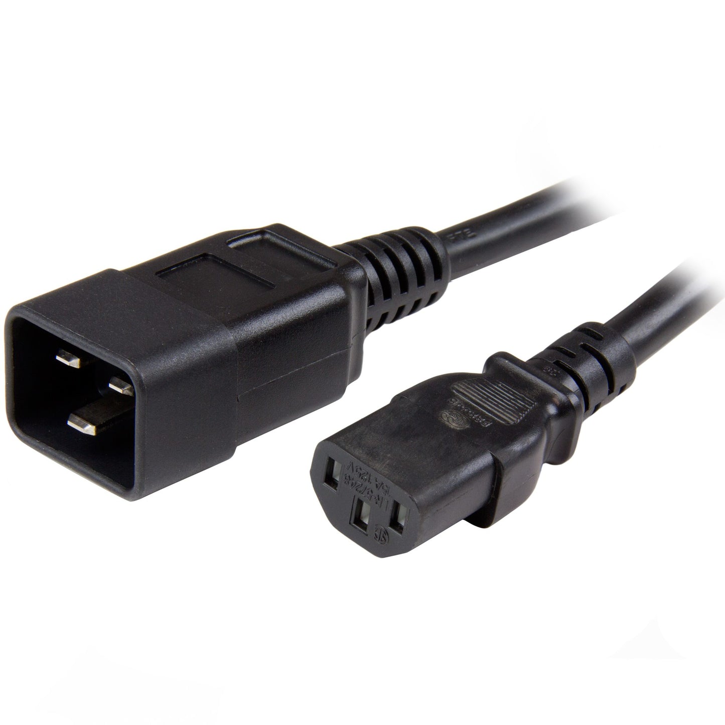 PXTC13C20143 - StarTech.com 3FT (1M) HEAVY DUTY EXTENSION CORD W/ IEC 60320 C13 TO C20 CONNECTORS; 125V AT 1