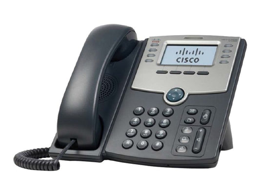 Cisco SPA508G, Refurbished IP phone Black 8 lines LCD