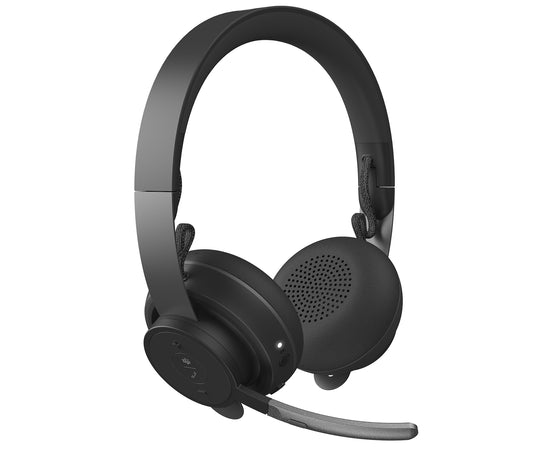 Logitech MSFT Teams Zone Wireless Plus Headset Head-band Office/Call center Bluetooth Graphite