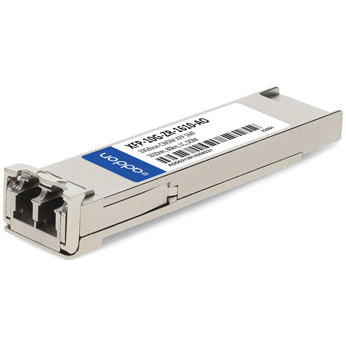 XFP-10G-ZR-1610-AO - AddOn Networks ADDON CISCO XFP-10G-ZR-1610 COMPATIBLE TAA COMPLIANT 10GBASE-CWDM SFP TRANSCEIVE