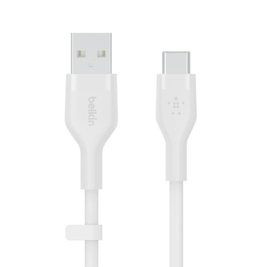 CAB008BT2MWH - Belkin USB-A TO USB-C, SILICONE, 2M, WHT