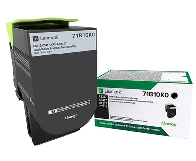 Lexmark 71B10K0 toner cartridge Original Black 1 pcs