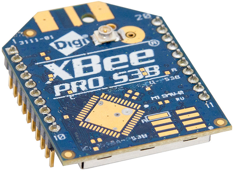 XBP9B-DMUT-002 - Digi XBEE-PRO 900HP (S3B) DIGIMESH, 900MHZ, 250MW, U.FL, 200KBPS